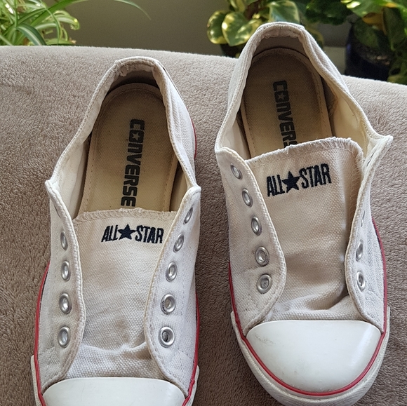 ✨2/$15✨ Shoes: Converse #511534F - NO LACES, Size 5 🛍 Bundle Me! - Picture 3 of 13